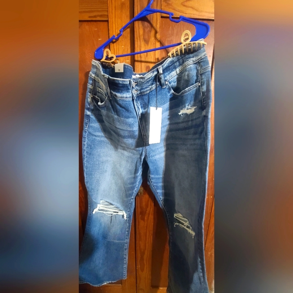 Micah High Rise Blue Jeans Sz 20
